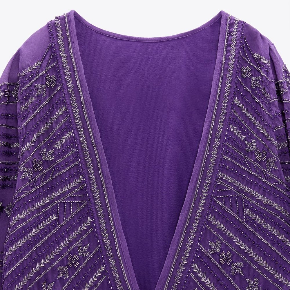 Zara Beaded Tunic Dress - Picture 12 of 12